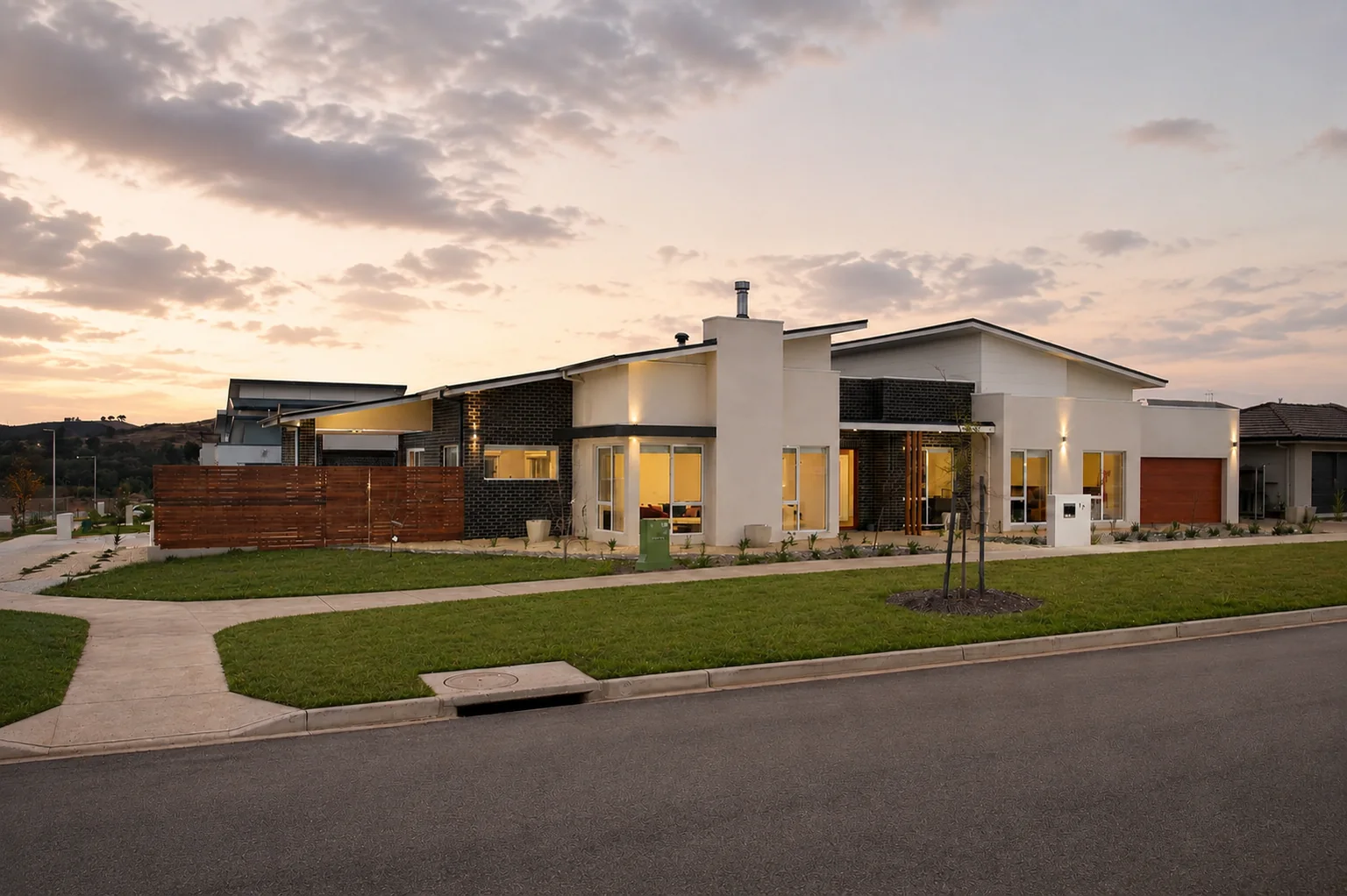 Mum's house front exterior by Ottimo Homes