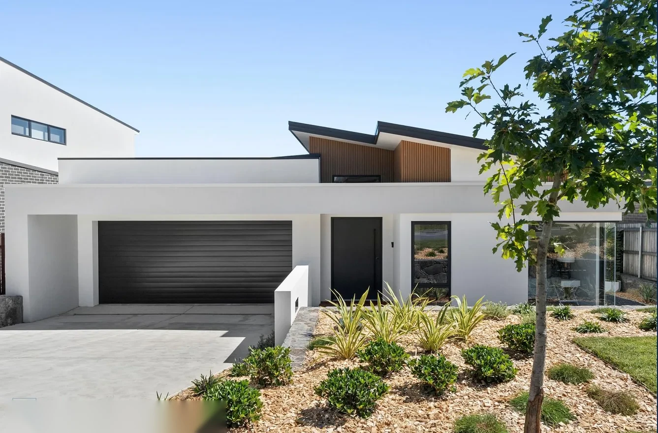 Front exterior, knockdown rebuild Boyanton Street Canberra