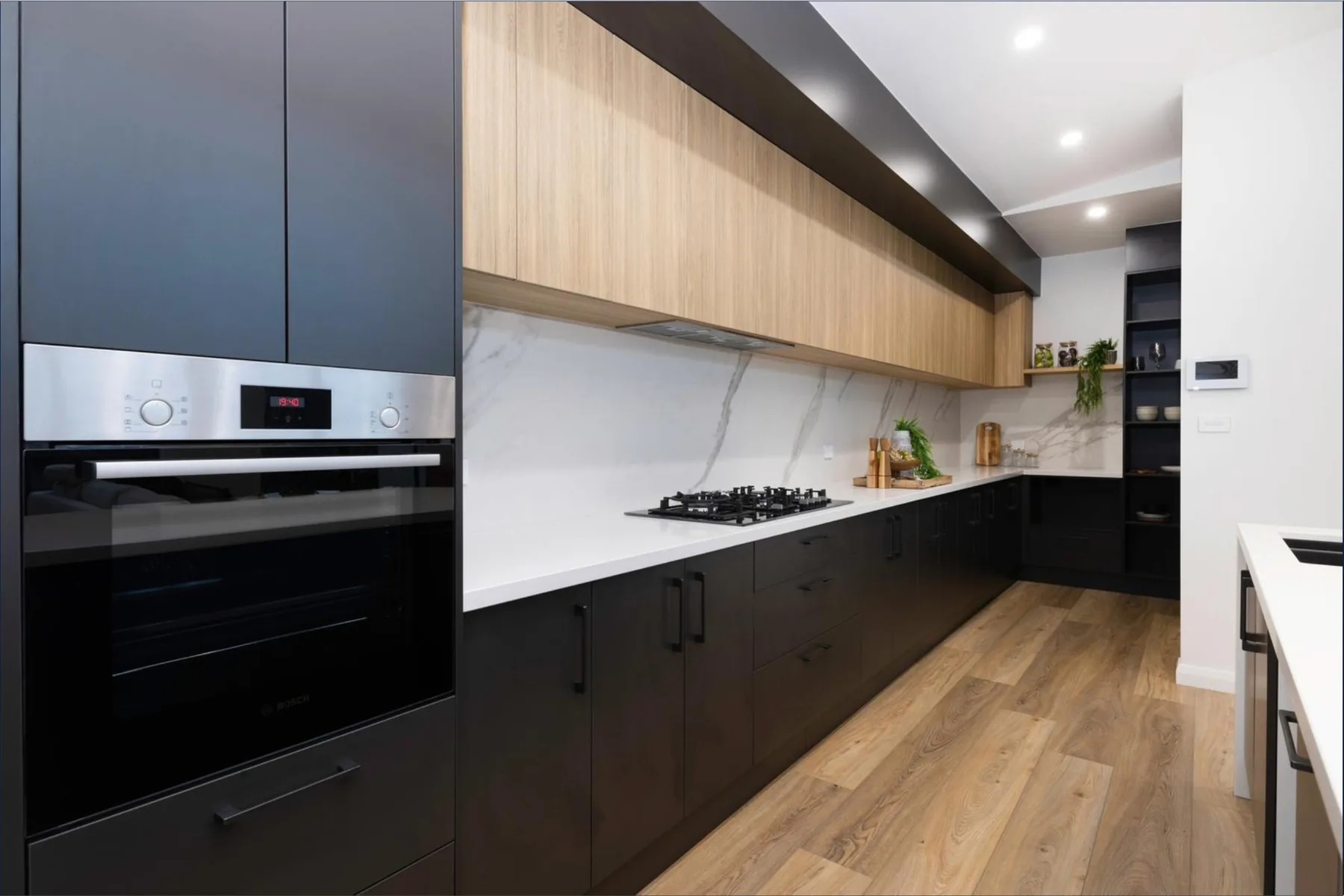 Kitchen joinery and cabinetry, contemporary family home in Canberra