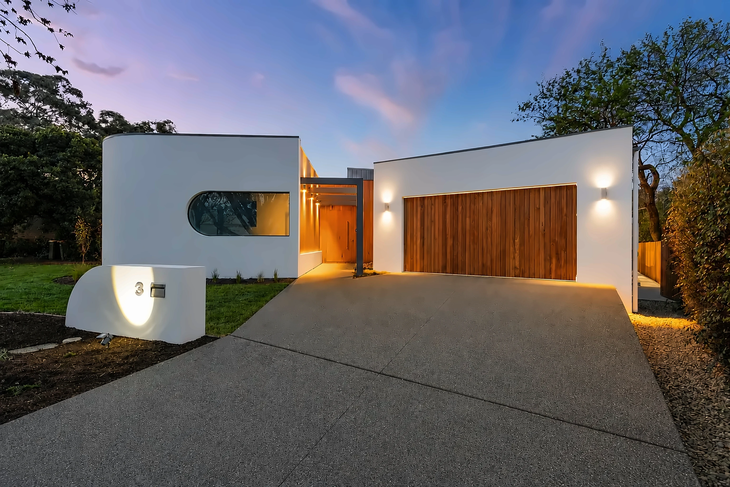 New home front exterior in Curtin by Ottimo Homes